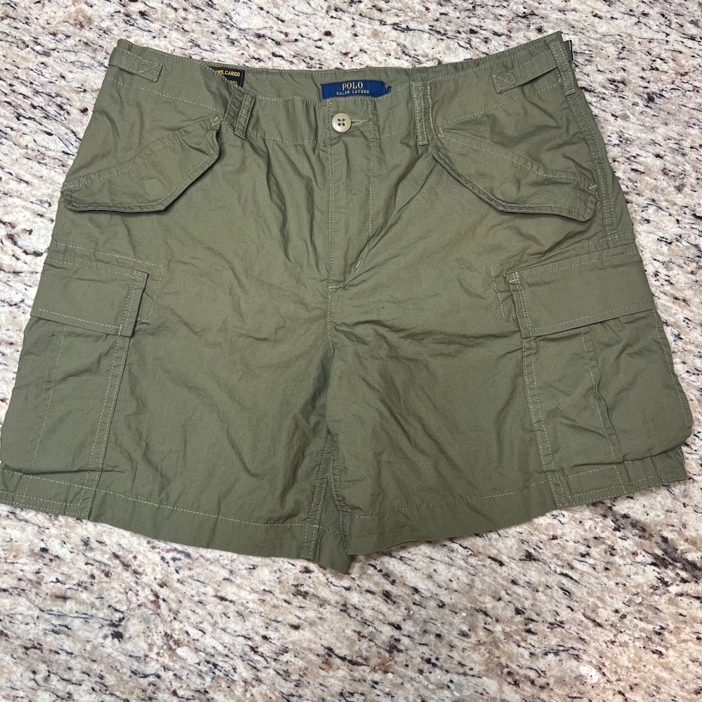 Polo Ralph Lauren Womens Olive Green Cargo Shorts Size M/L